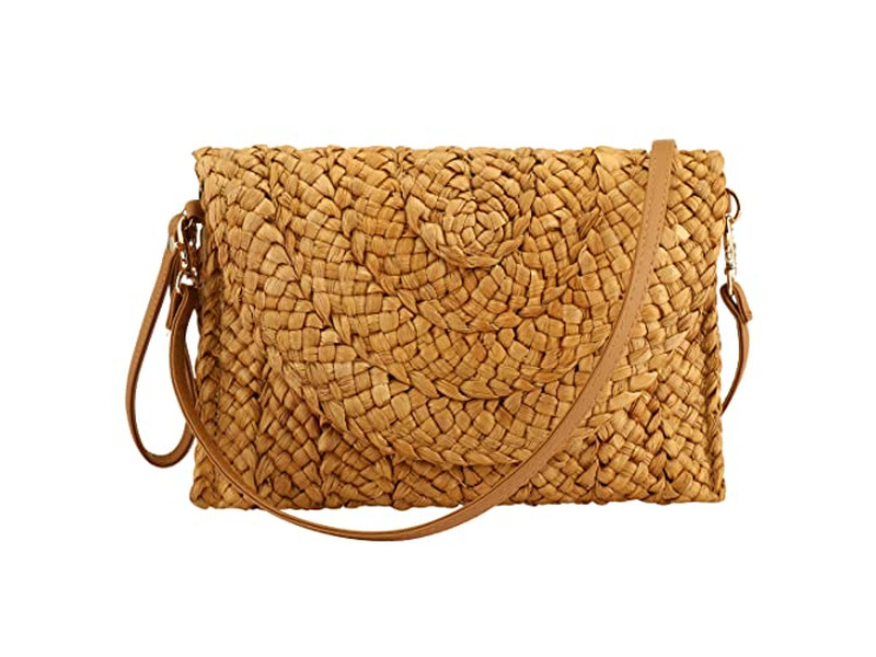 Borse di paglia personalizzate Borsa scatola di moda Tote naturale coreano Mini Etnico