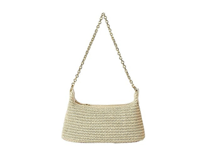 Borsa di Paglia in Pizzo Mini Marina Palma Rosa Seta Zaino 1 Pezzo Ingrosso Ragazza