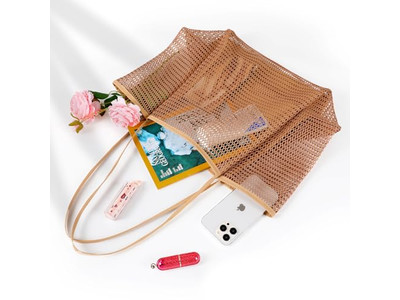 Borsa di Paglia 1 Pezzo Moq per Bambini con Frange di Tela Fodera Perle Nastro