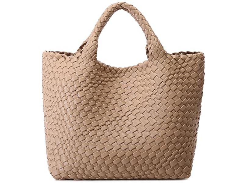 Tote Secchielli di Paglia Borsa Tote con Logo Foderata a Mano