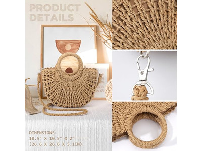 Pochette di Paglia Cappuccio Borse Artigianali Borsa Formale Spalla Nappa Tote Borsa da Viaggio Vimini