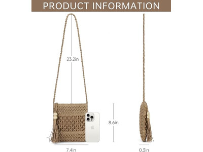 Borse di Paglia per il Fine Settimana Clutch per Donne Borsetta alla Moda Decorata